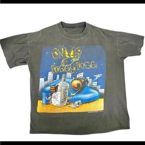 Vintage 1994 Snoop Doggy Dogg Gin & Juice Death Row Records T-Shirt Sz L USA 90s